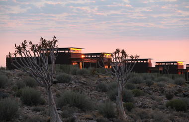 Rooms units on the canyon rim 